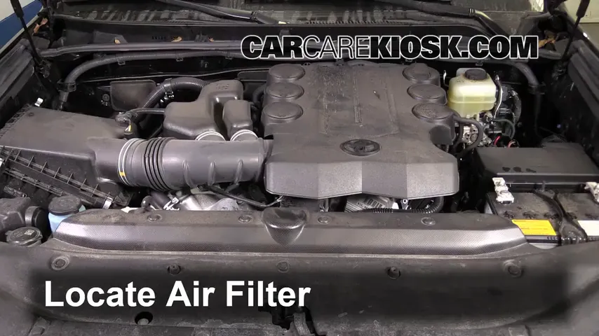 How to Change Engine Air Filter: 2015 Toyota 4Runner SR5 4.0L V6